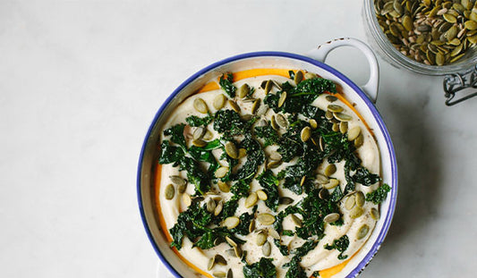 What I'm eating this week: Pumpkin, lentil & kale bake